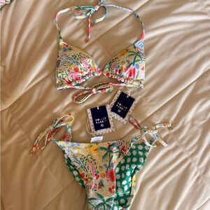 Roberta Roller Rabbit Multicolor Floral Bikini